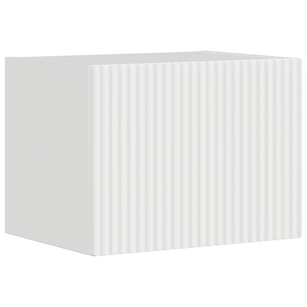 Mobile TV da parete Bianco Lucido 60 x 31 x 29.5 cm