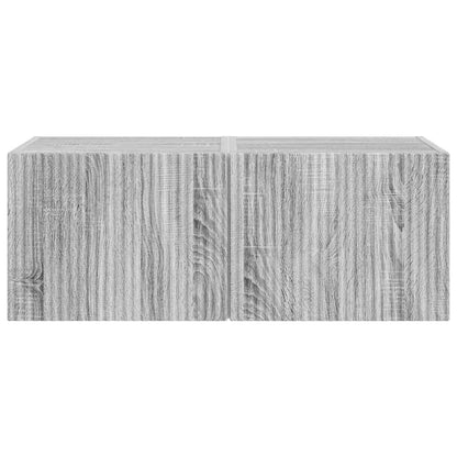 Mobile TV da parete 2 pcs Grigio Sonoma 60 x 31 x 29.5 cm