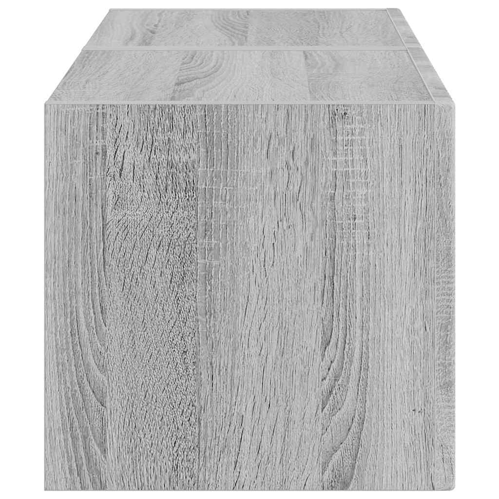 Mobile TV da parete 2 pcs Grigio Sonoma 60 x 31 x 29.5 cm