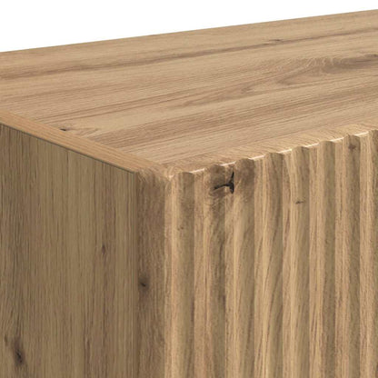 Mobile TV da parete 2 pz Rovere Artigianale