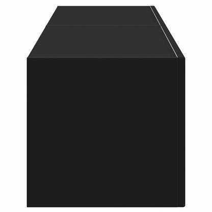 Mobile TV da parete 2 pcs Nero 60 x 31 x 29.5 cm