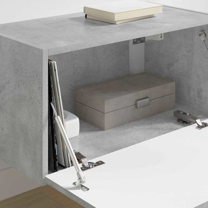 Mobile TV da parete Calcestruzzo 60 x 31 x 29.5 cm