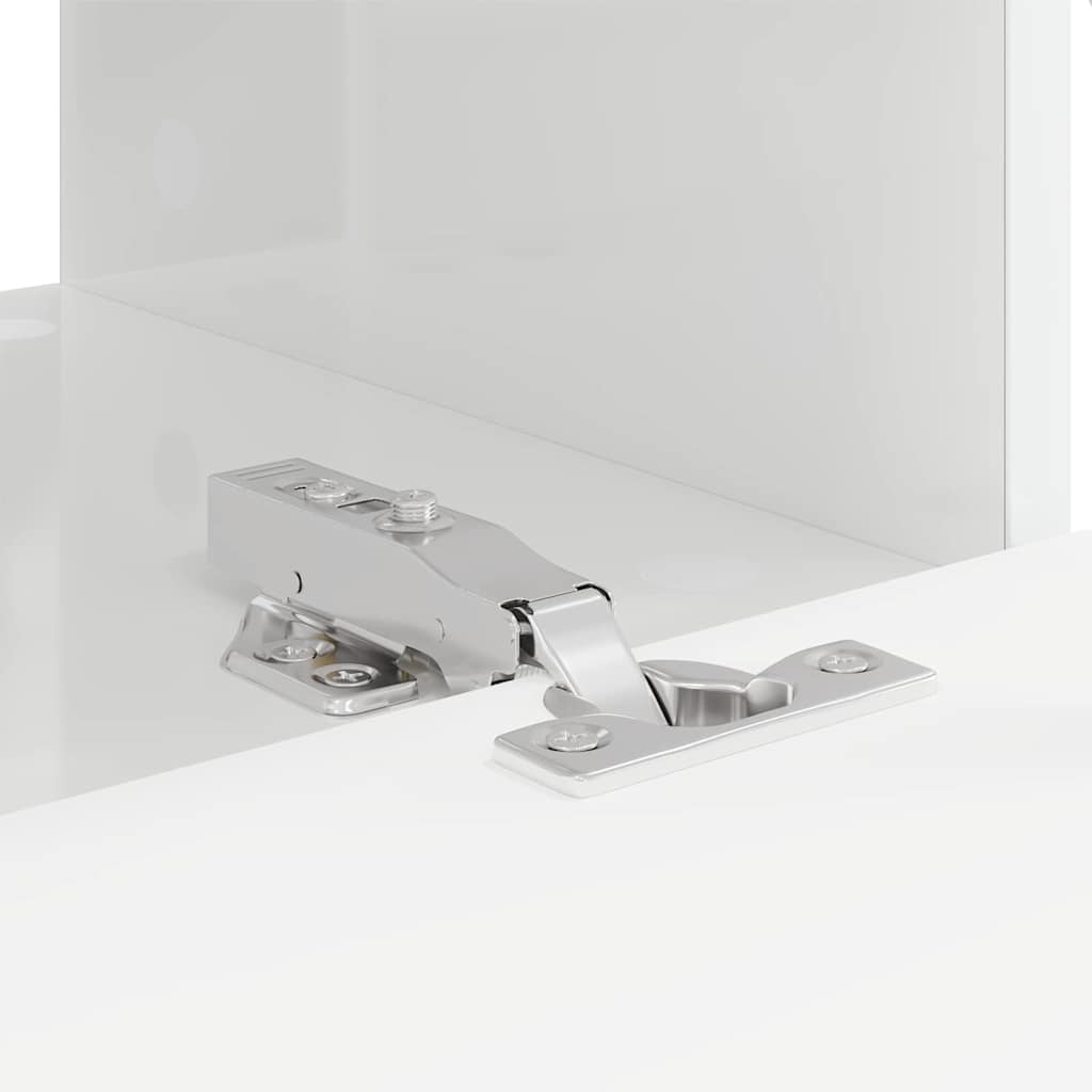 Mobile TV da parete Bianco Lucido 60 x 31 x 29.5 cm