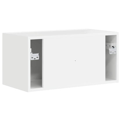 Mobile TV da parete Bianco Lucido 60 x 31 x 29.5 cm