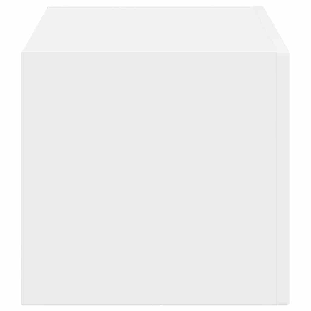 Mobile TV da parete Bianco Lucido 60 x 31 x 29.5 cm