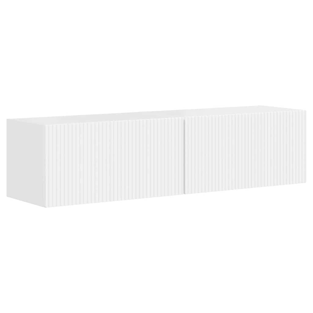 Mobile TV da parete 2 pcs Bianco Lucido 60 x 31 x 29.5 cm