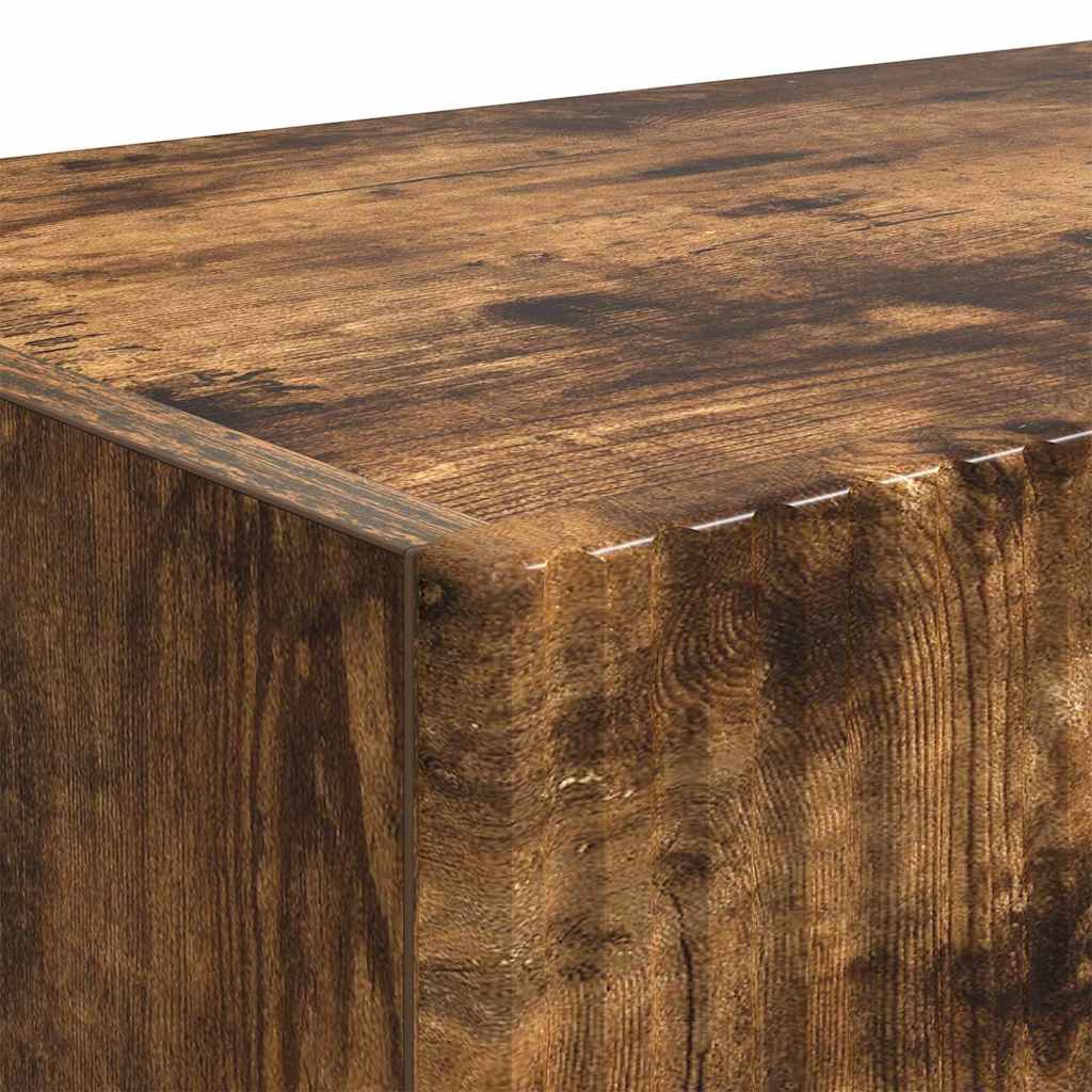 Mobile TV da parete 2 pcs Rovere fumé 60 x 31 x 29.5 cm