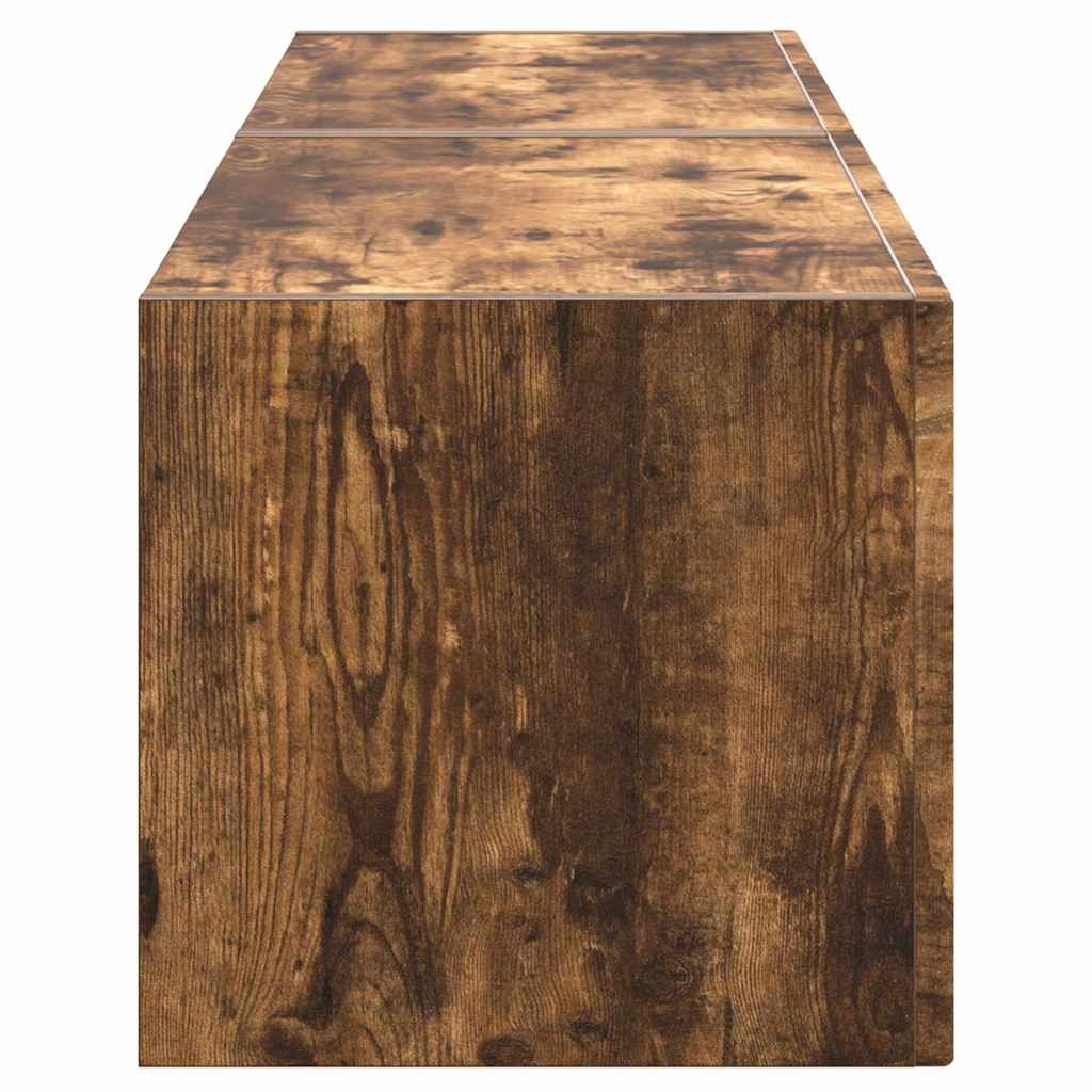 Mobile TV da parete 2 pcs Rovere fumé 60 x 31 x 29.5 cm