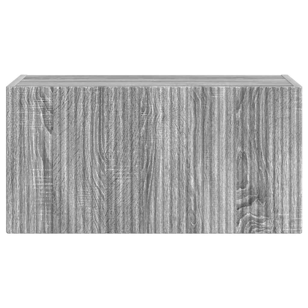 Mobile TV da parete Grigio Sonoma 60 x 31 x 29.5 cm