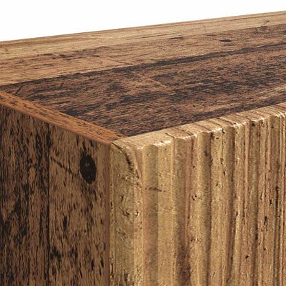 Mobile TV da parete 2 pz Legno vecchio Legno ingegnerizzato