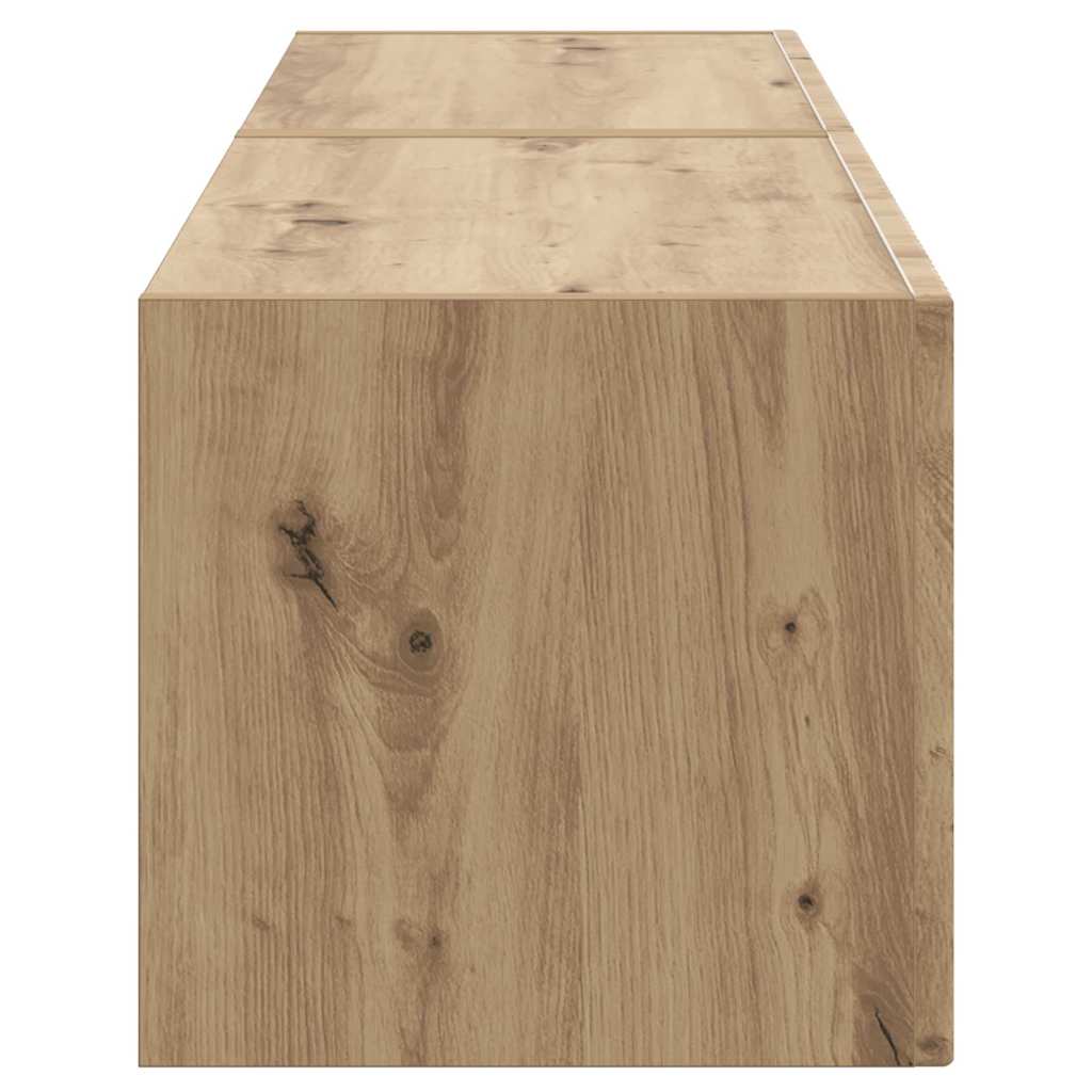 Mobile TV da parete 2 pcs Rovere Artigianale 60 x 31 x 29.5 cm