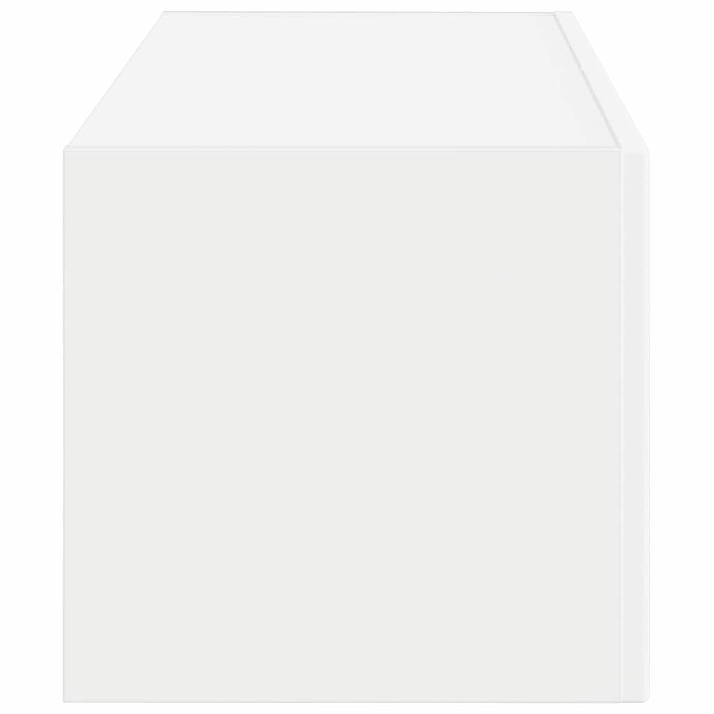 Mobile TV da parete Bianco 60 x 31 x 29.5 cm Legno multistrato