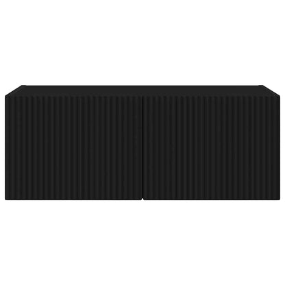 Mobile TV da parete Nero 60 x 31 x 29.5 cm Legno multistrato