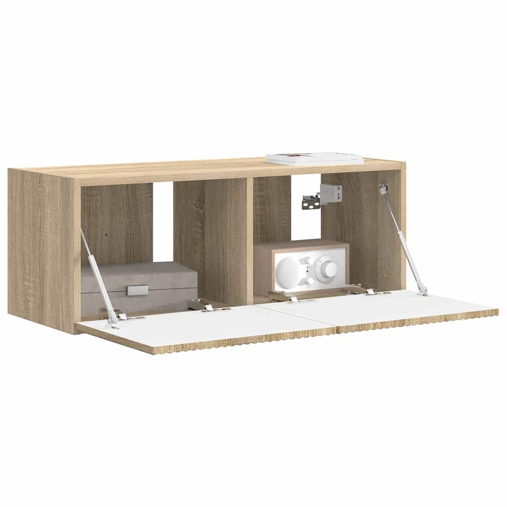 Mobile TV da parete Sonoma 60 x 31 x 29.5 cm Legno multistrato