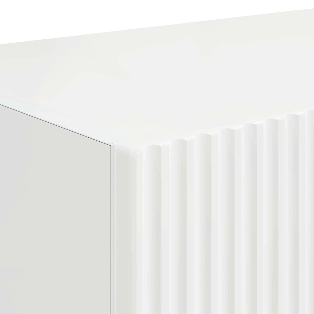 Mobile TV da parete Bianco Lucido 60 x 31 x 29.5 cm