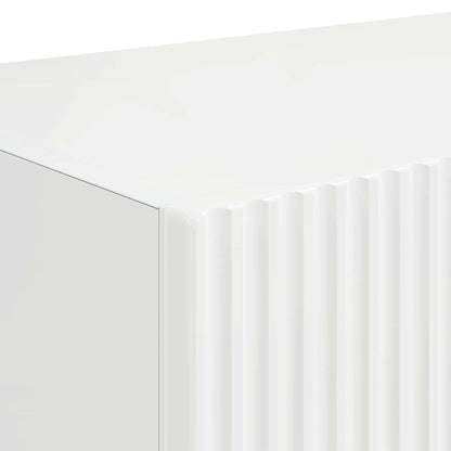 Mobile TV da parete Bianco Lucido 60 x 31 x 29.5 cm