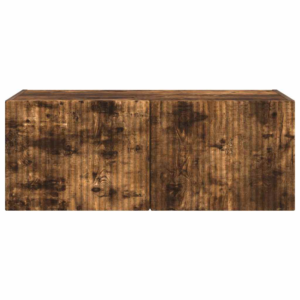Mobile TV da parete Rovere fumé 60 x 31 x 29.5 cm