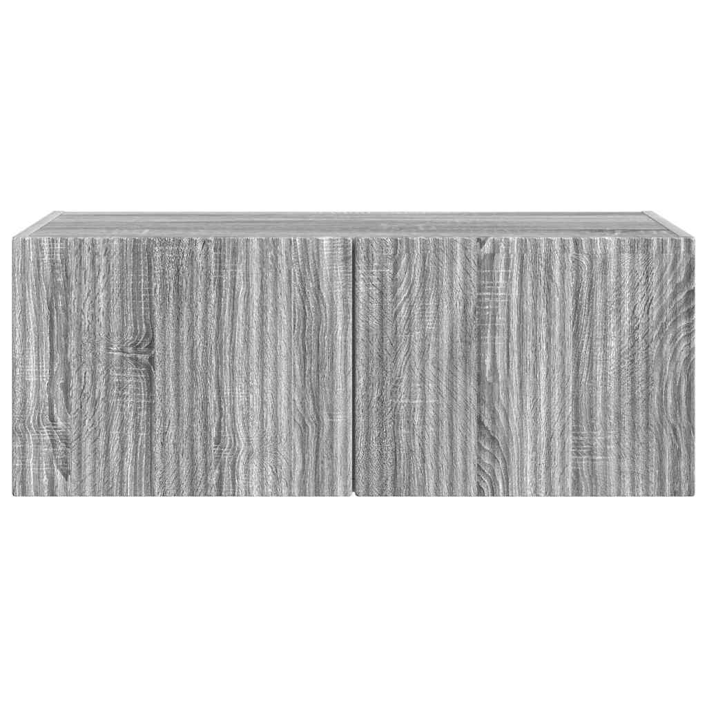 Mobile TV da parete Grigio Sonoma 60 x 31 x 29.5 cm