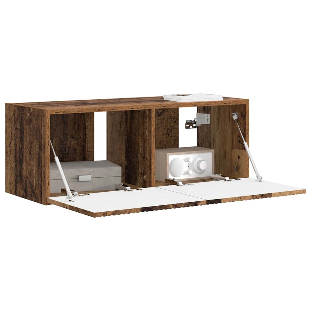 Mobile TV da parete Legno vecchio 60 x 31 x 29.5 cm