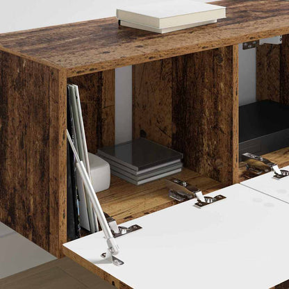 Mobile TV da parete 2 pcs Legno vecchio 60 x 31 x 29.5 cm