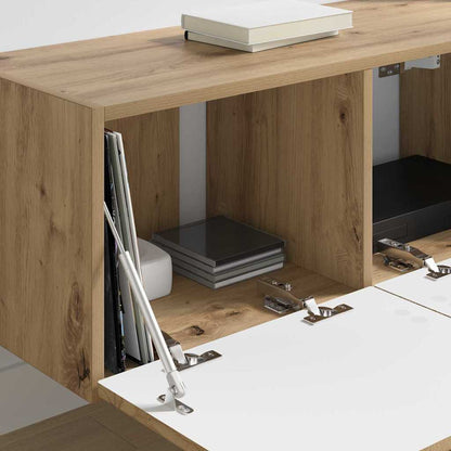 Mobile TV da parete 2 pcs Rovere Artigianale 60 x 31 x 29.5 cm