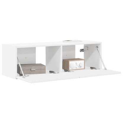 Mobile TV da parete Bianco 60 x 31 x 29.5 cm Legno multistrato