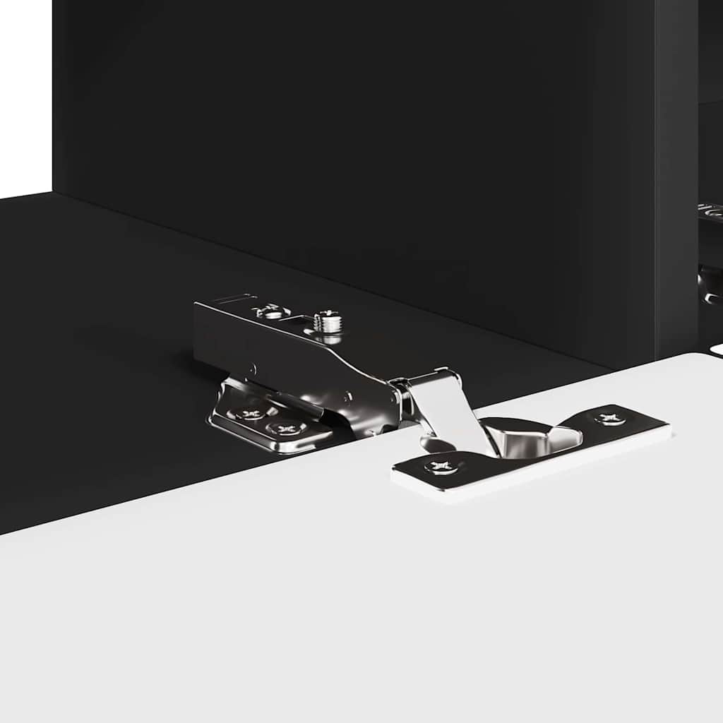 Mobile TV da parete 98 x 31 x 29,5 cm Nero Legno ingegnerizzato | homemem39