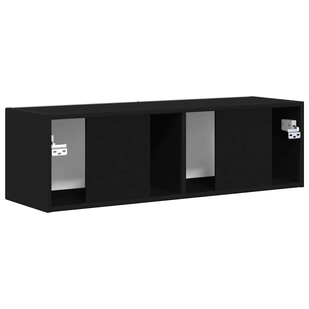Mobile TV da parete Nero 60 x 31 x 29.5 cm Legno multistrato