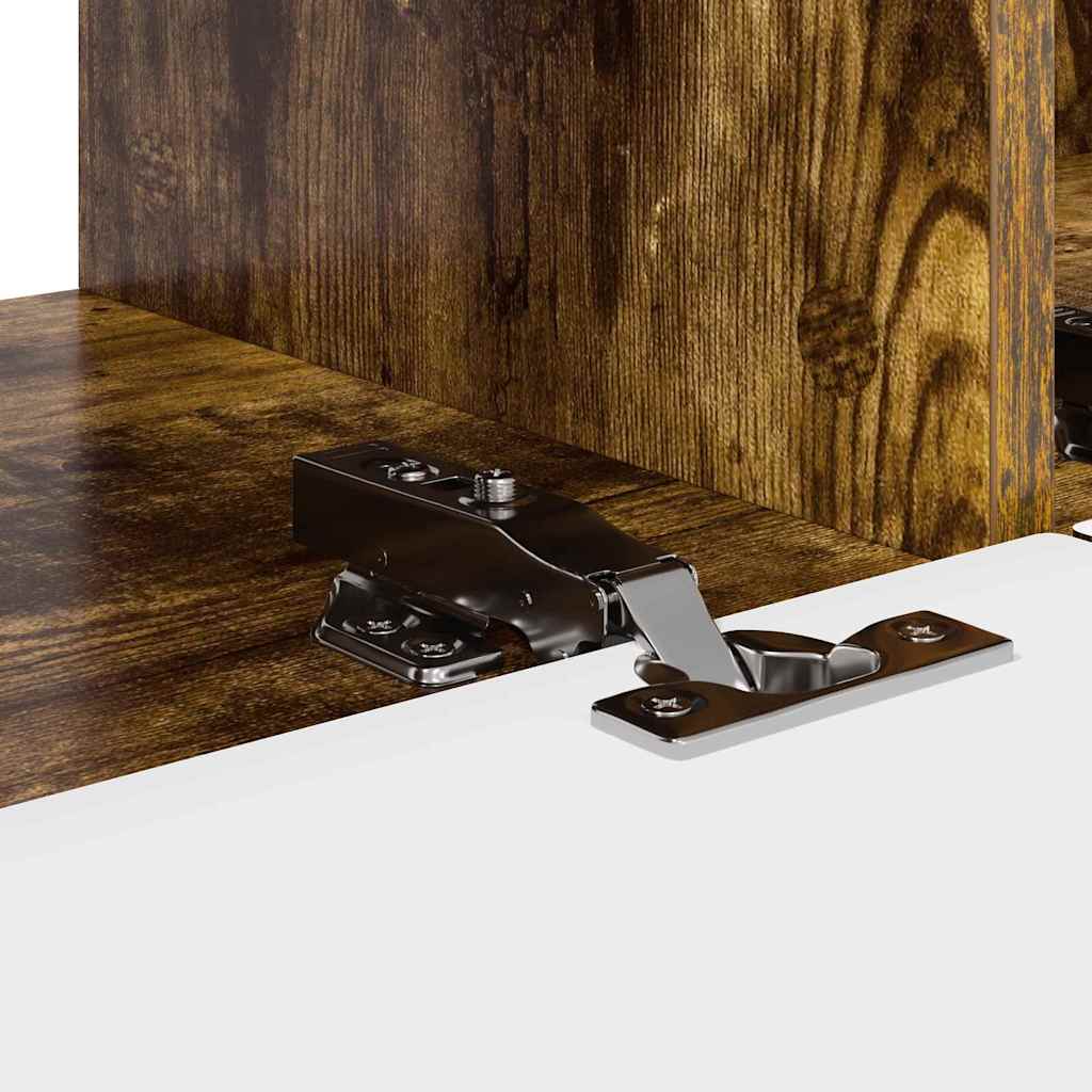 Mobile TV da parete Rovere fumé 98 x 31 x 29,5 cm | homemem39