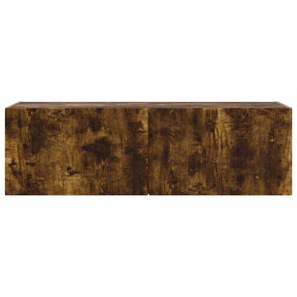 Mobile TV da parete Rovere fumé 98 x 31 x 29,5 cm