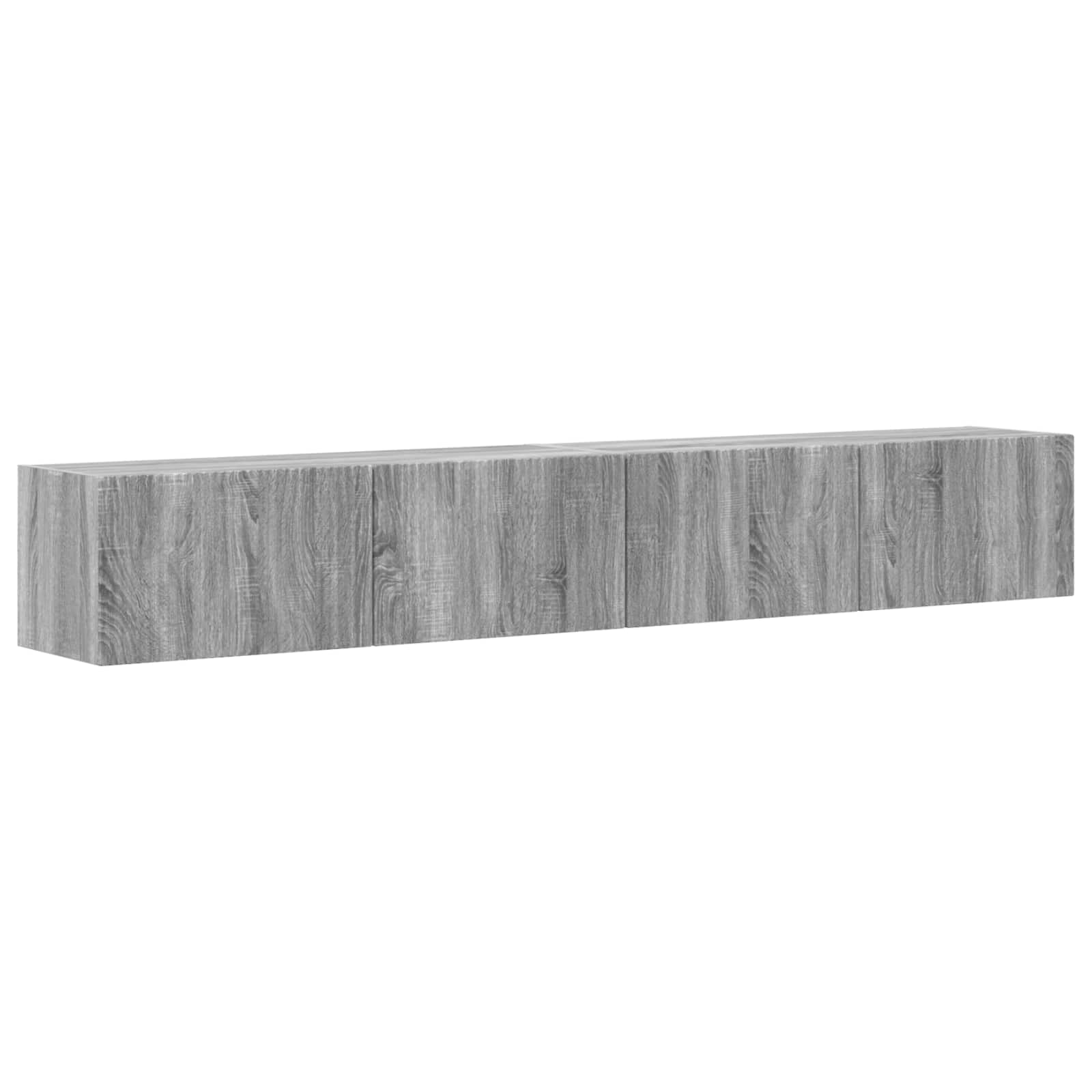 Mobile TV da parete 2 pcs Grigio Sonoma 98 x 31 x 29,5 cm | homemem39