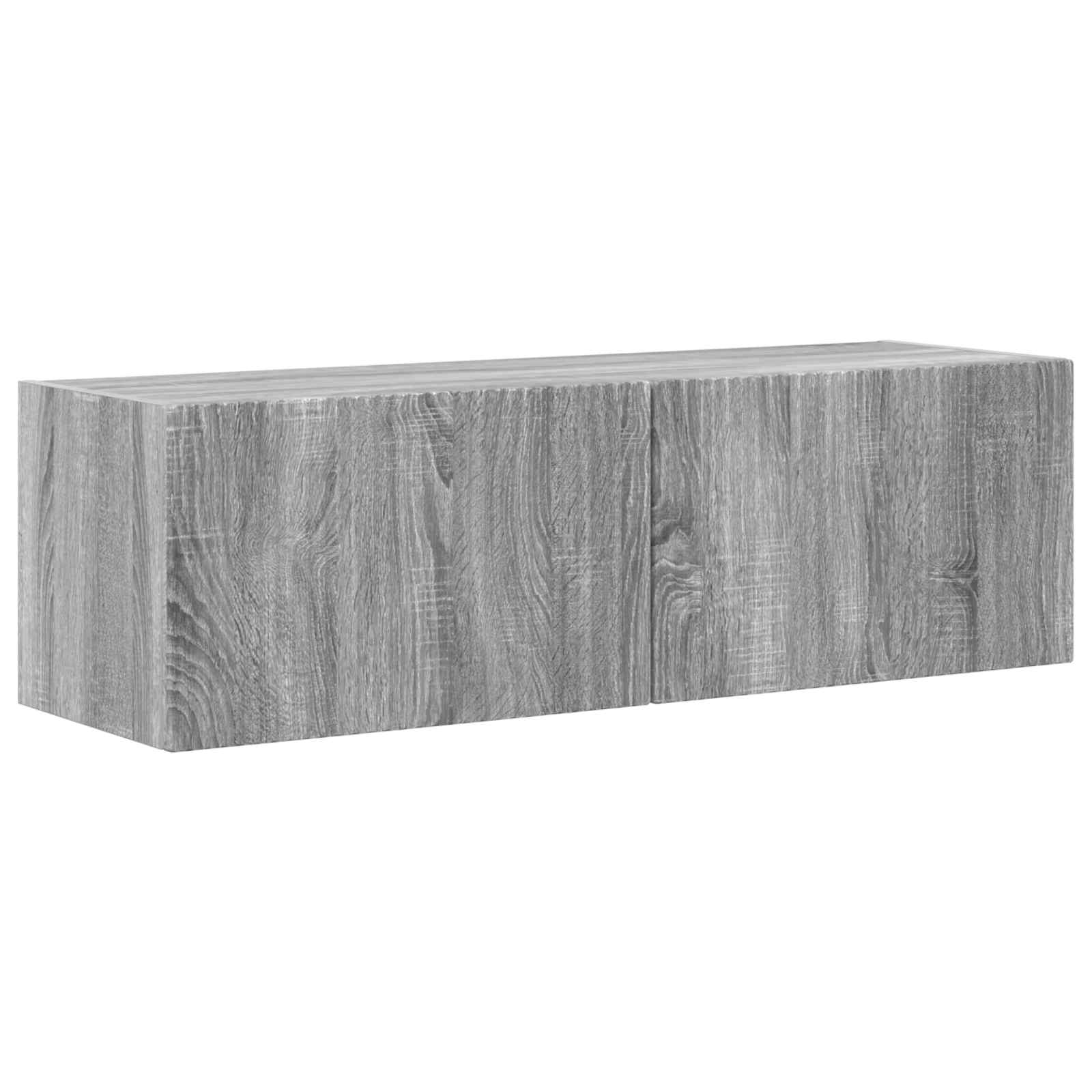 Mobile TV da parete 2 pcs Grigio Sonoma 98 x 31 x 29,5 cm | homemem39