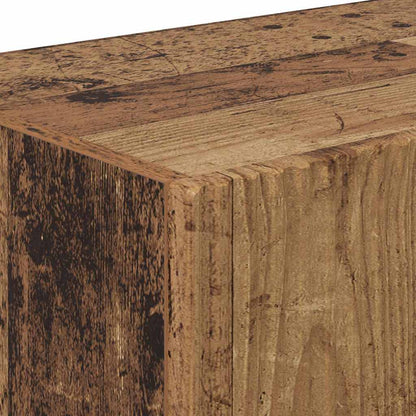 Mobile TV da parete 2 pz Legno vecchio Legno ingegnerizzato