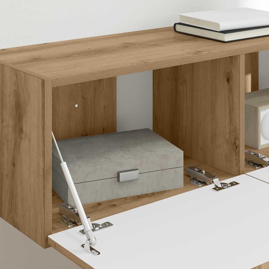 Mobile TV da parete Rovere Artigianale 98 x 31 x 29,5 cm