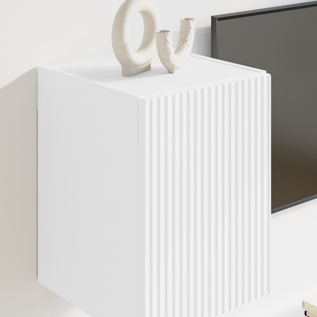 Mobile TV da parete 2 pcs Bianco 30 x 31 x 40 cm