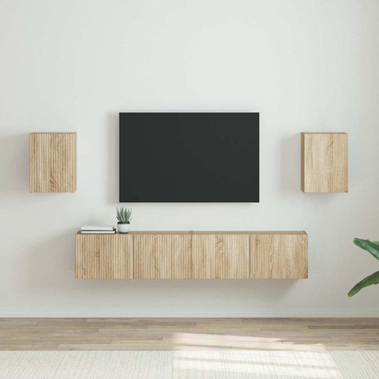 Mobile TV da parete 2 pcs Sonoma 30 x 31 x 40 cm