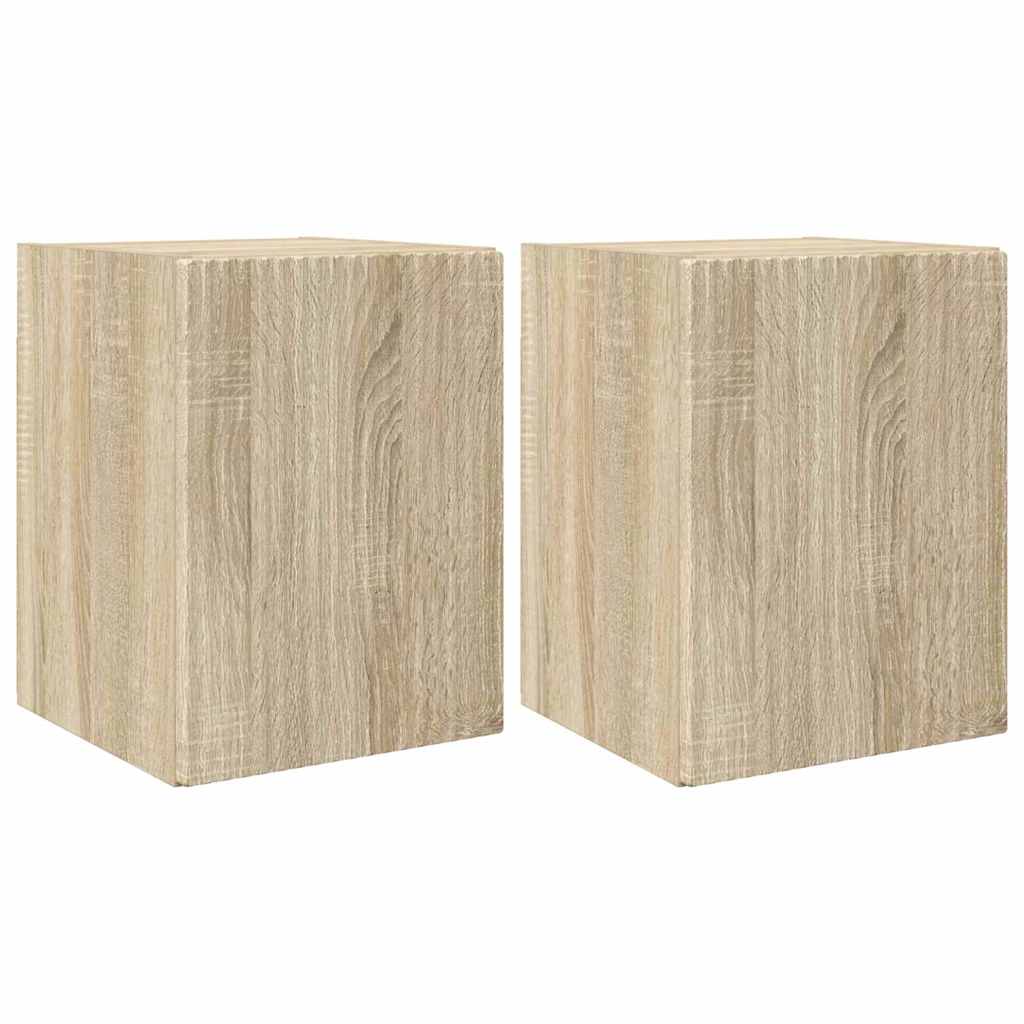 Mobile TV da parete 2 pcs Sonoma 30 x 31 x 40 cm
