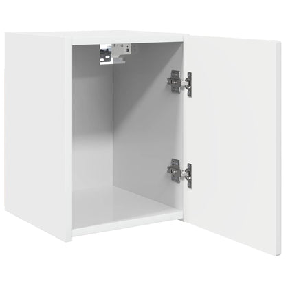 Mobile TV da parete Bianco Lucido 30 x 31 x 40 cm