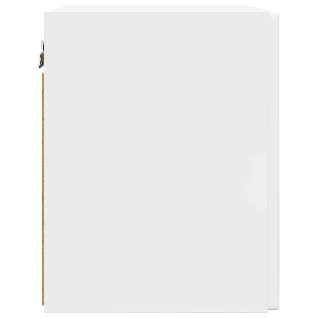 Mobile TV da parete 2 pcs Bianco Lucido 30 x 31 x 40 cm