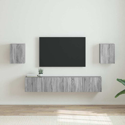 Mobile TV da parete 2 pcs Grigio Sonoma 30 x 31 x 40 cm