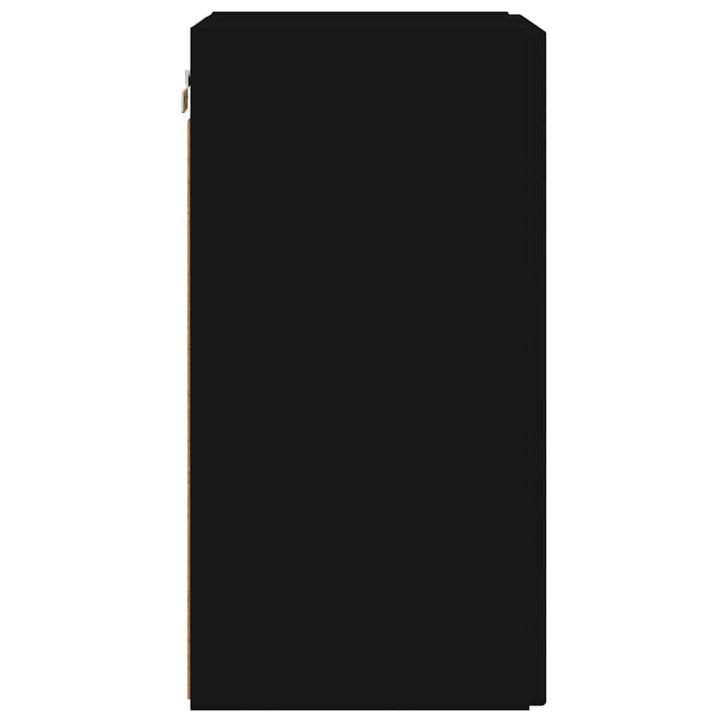 Mobile TV da parete 2 pcs Nero 30 x 31 x 60 cm