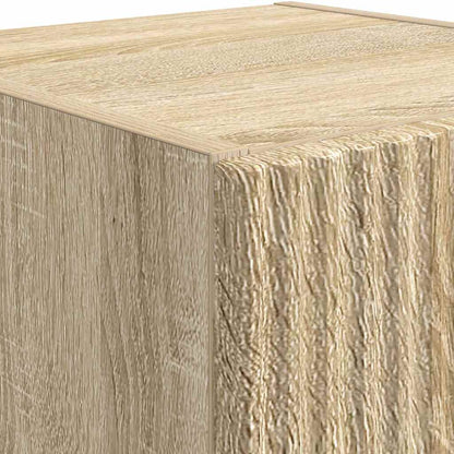 Mobile TV da parete 2 pz Sonoma Legno ingegnerizzato