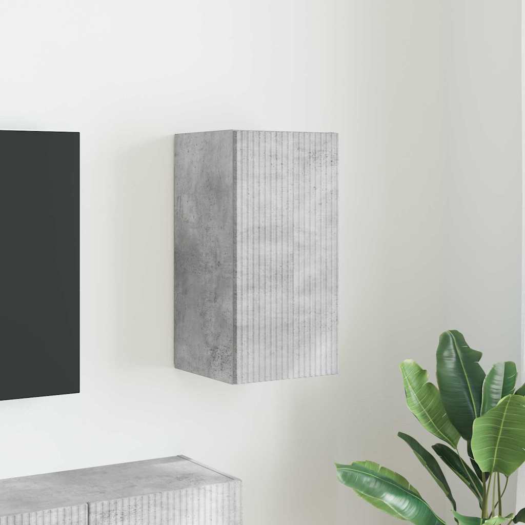 Mobile TV da parete Calcestruzzo 30 x 31 x 60 cm