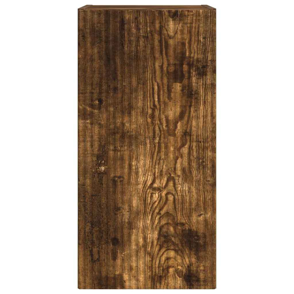 Mobile TV da parete 2 pcs Rovere fumé 30 x 31 x 60 cm