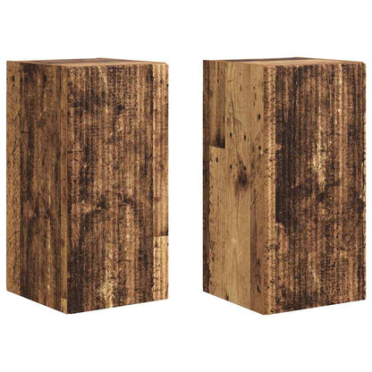 Mobile TV da parete 2 pcs Legno vecchio 30 x 31 x 60 cm
