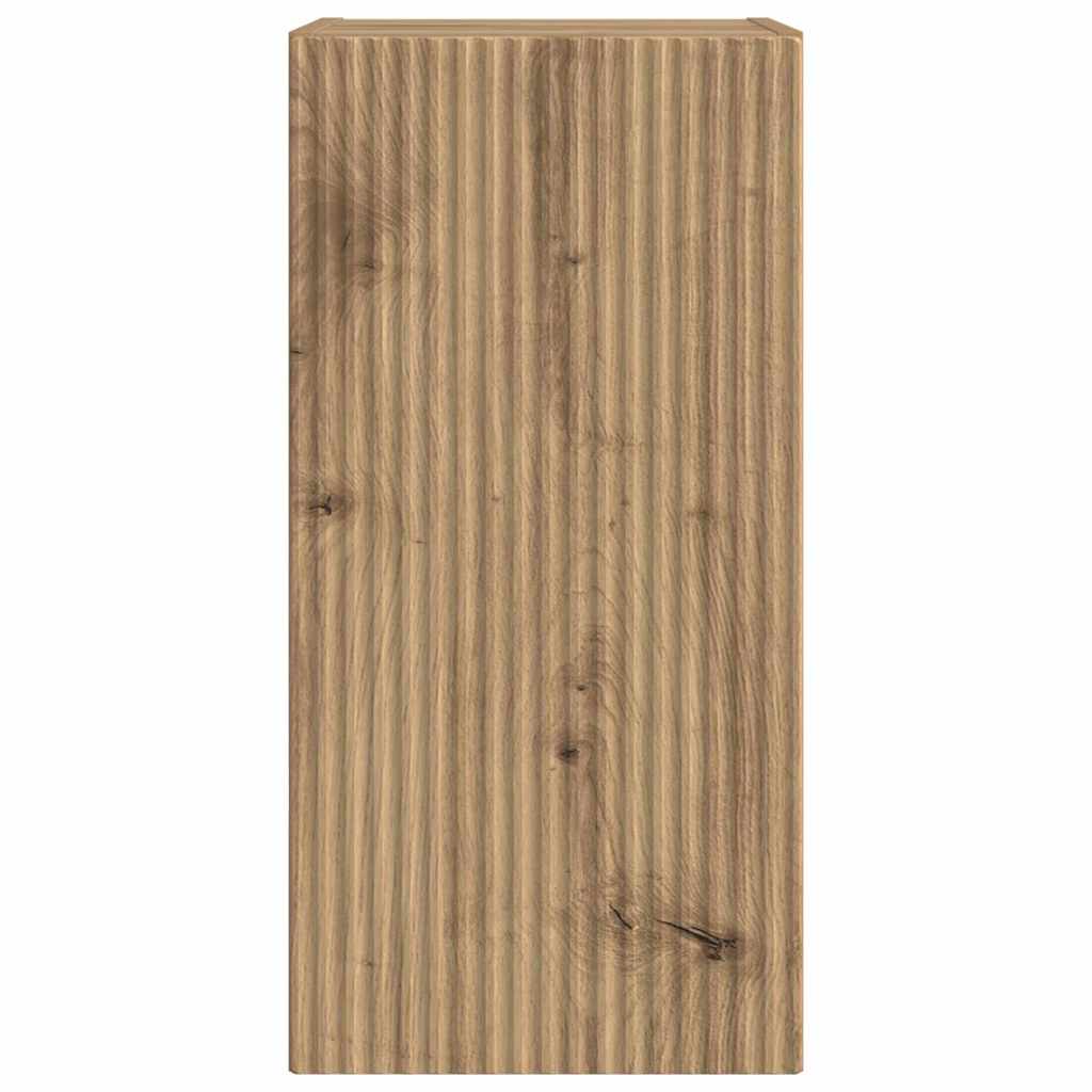 Mobile TV da parete 2 pcs Rovere Artigianale 30 x 31 x 60 cm