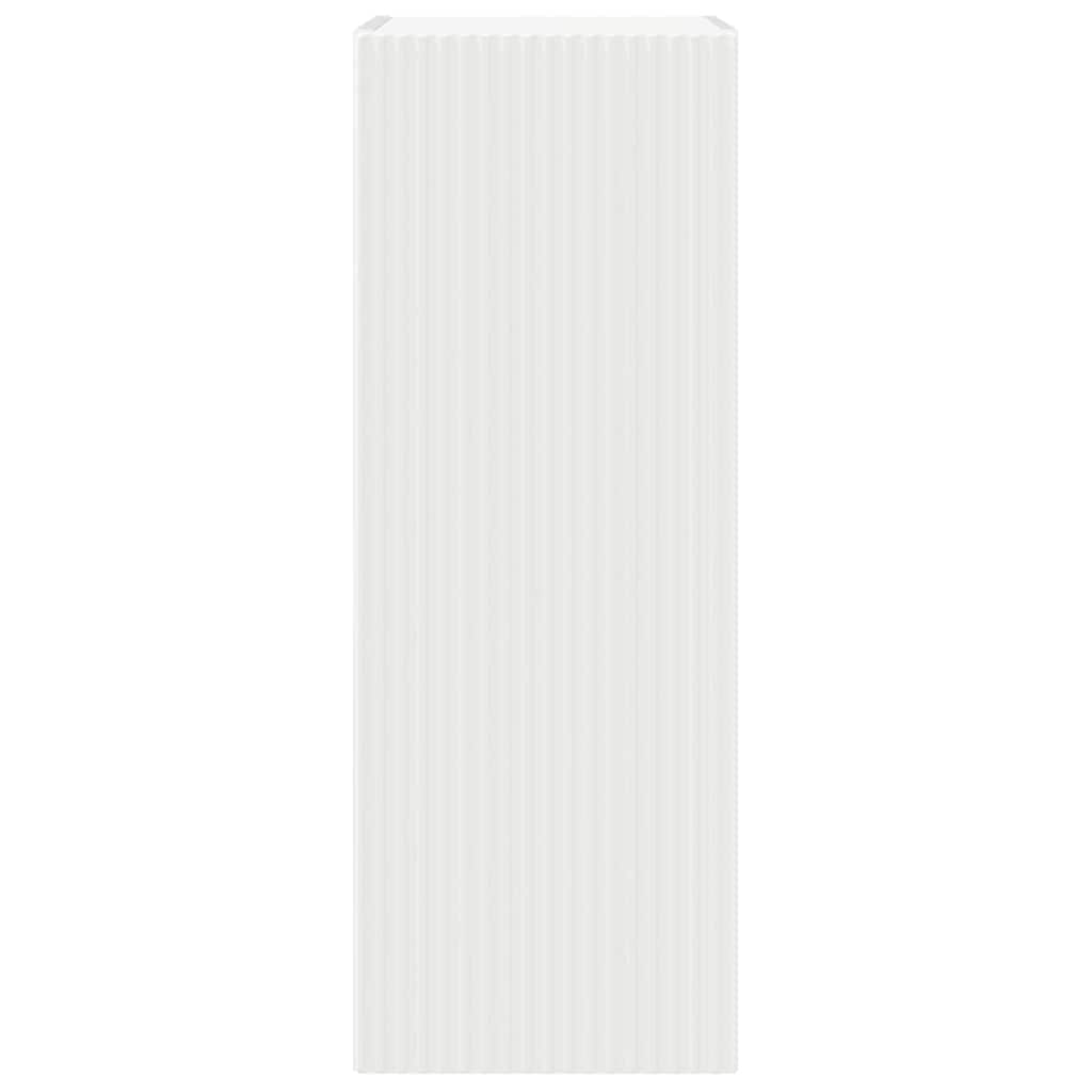 Mobile TV da parete Bianco 30 x 31 x 80 cm Legno multistrato