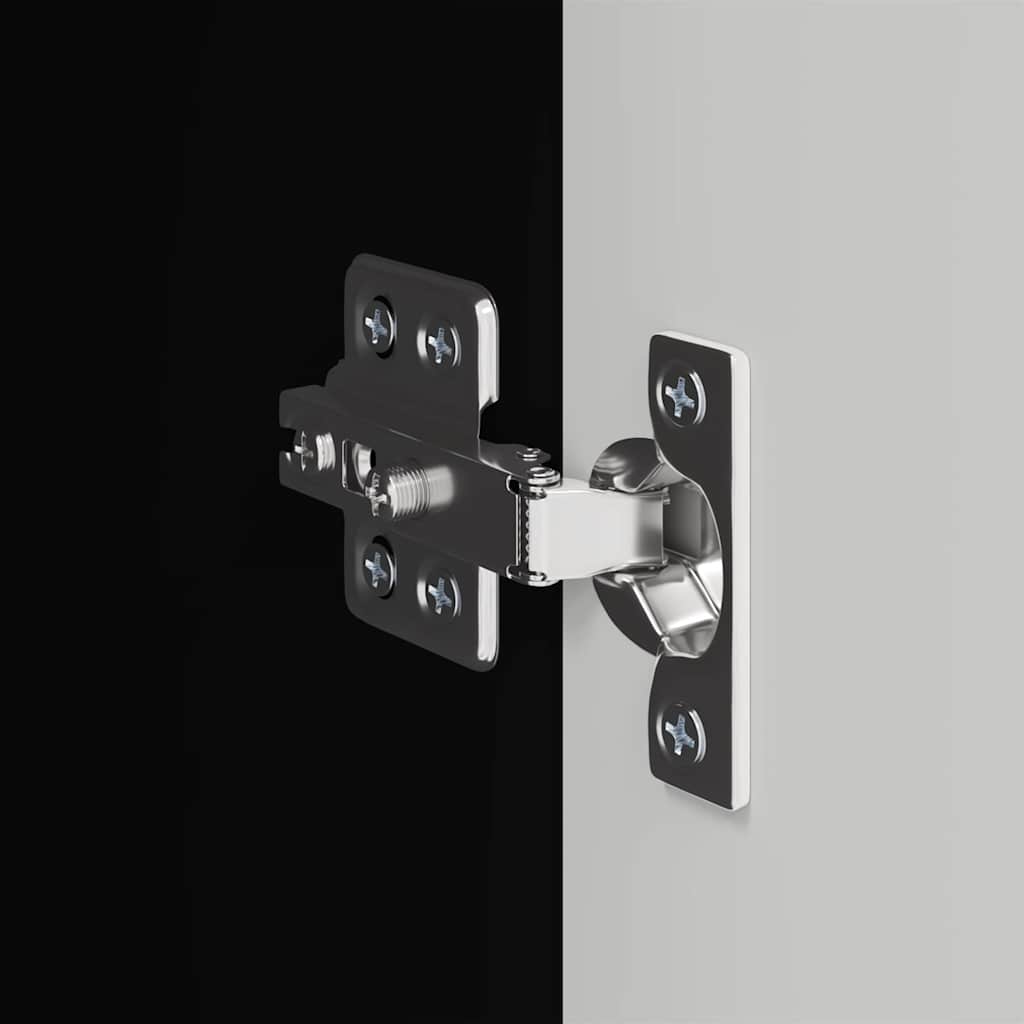 Mobile TV da parete Nero 30 x 31 x 80 cm Legno multistrato