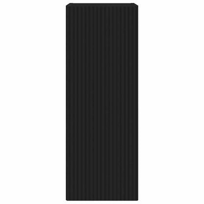 Mobile TV da parete 2 pcs Nero 30 x 31 x 80 cm