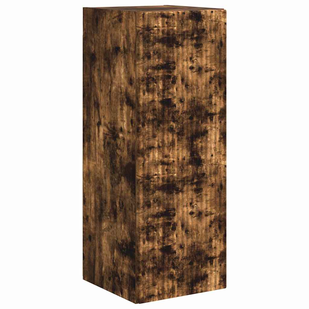 Mobile TV da parete Rovere fumé 30 x 31 x 80 cm